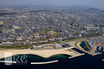 五色塚公園周辺航空写真３